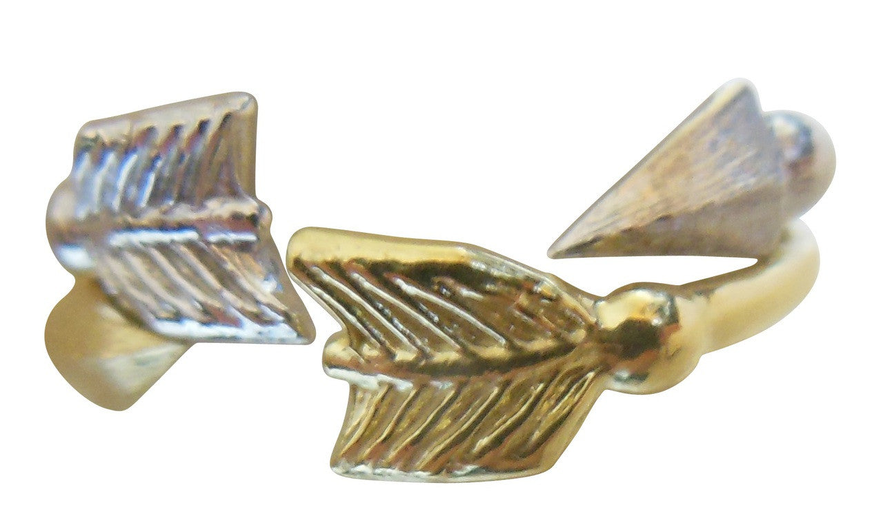 Custom Design: Arrow Stacking Rings - Yellow Gold- 18K