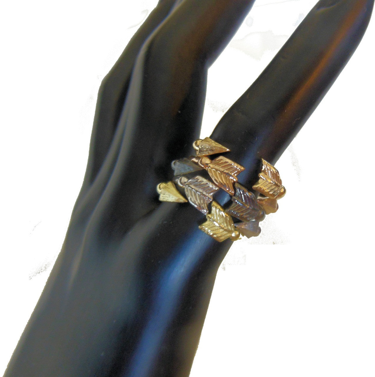 Custom Design: Arrow Stacking Rings - Yellow Gold- 18K