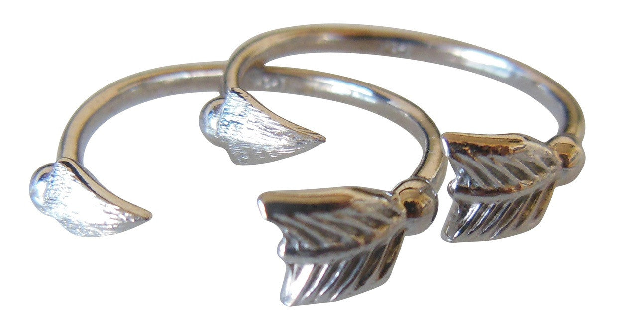 Custom Design: Arrow Stacking Rings - Yellow Gold- 18K