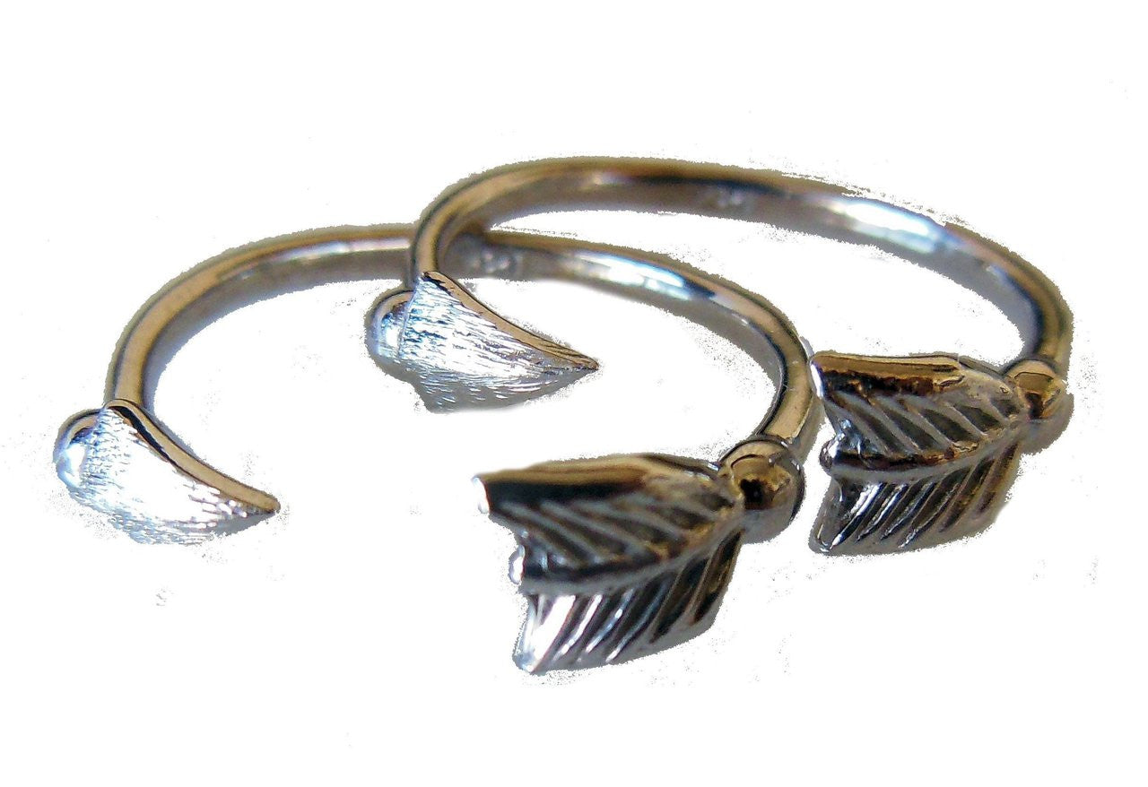 Custom Design: Arrow Stacking Rings - Yellow Gold- 18K