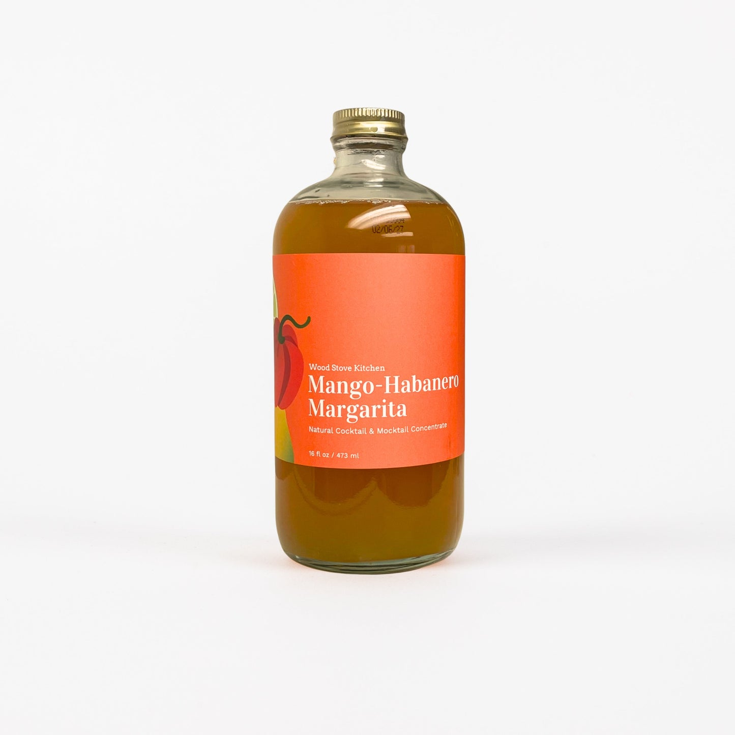 Mango-Habanero Margarita Cocktail & Mocktail Mixer, 16 fl oz-1