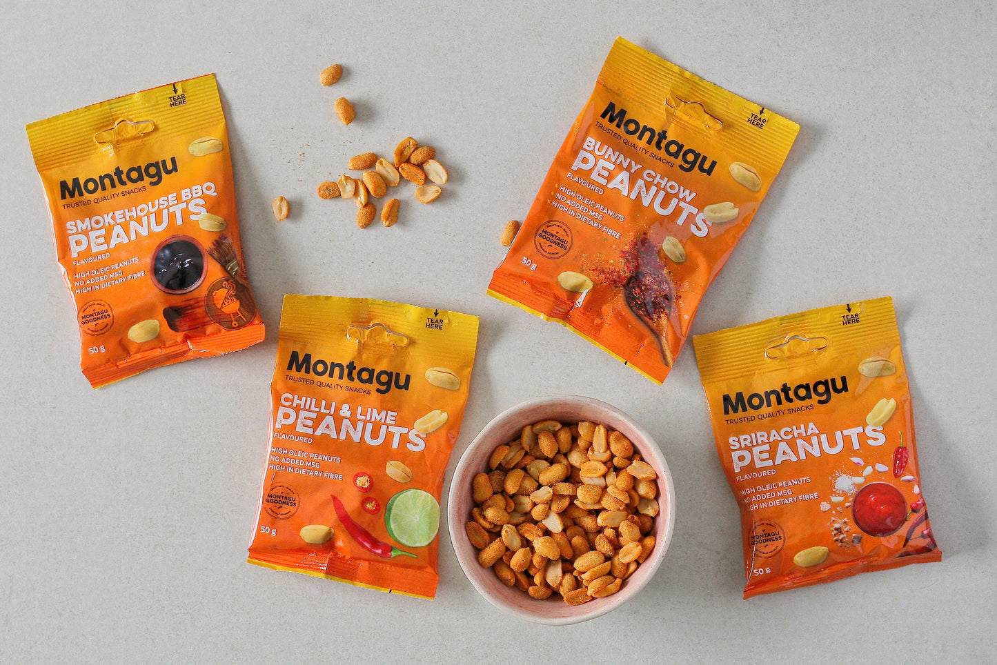 Montagu: Roasted Peanuts Chilli & Lime Flavoured 50g-2