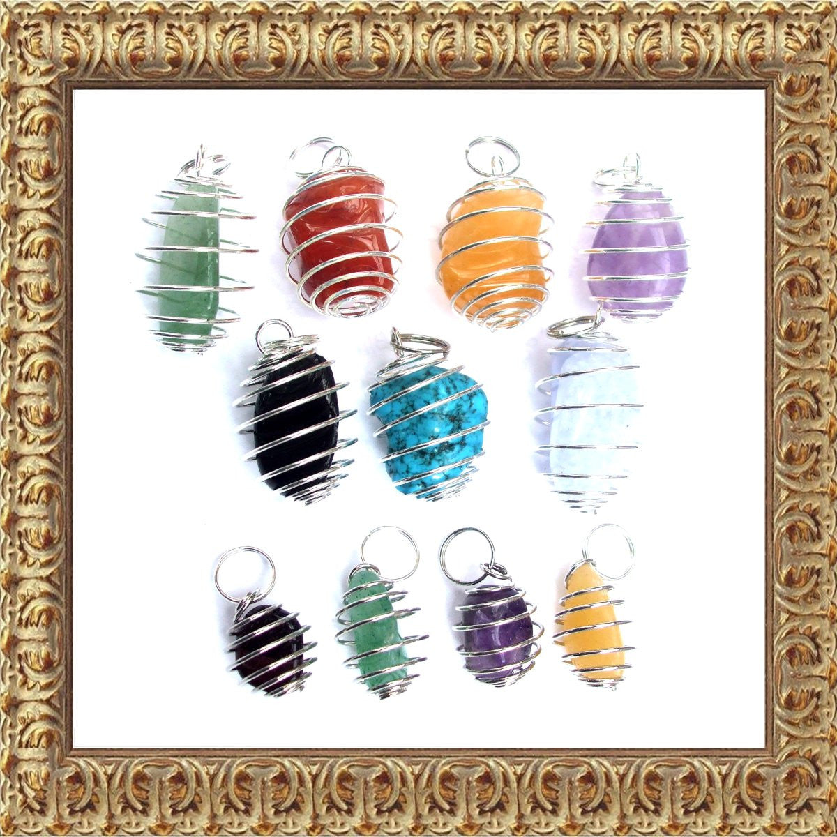 Pet Crystal Gemstone Charms