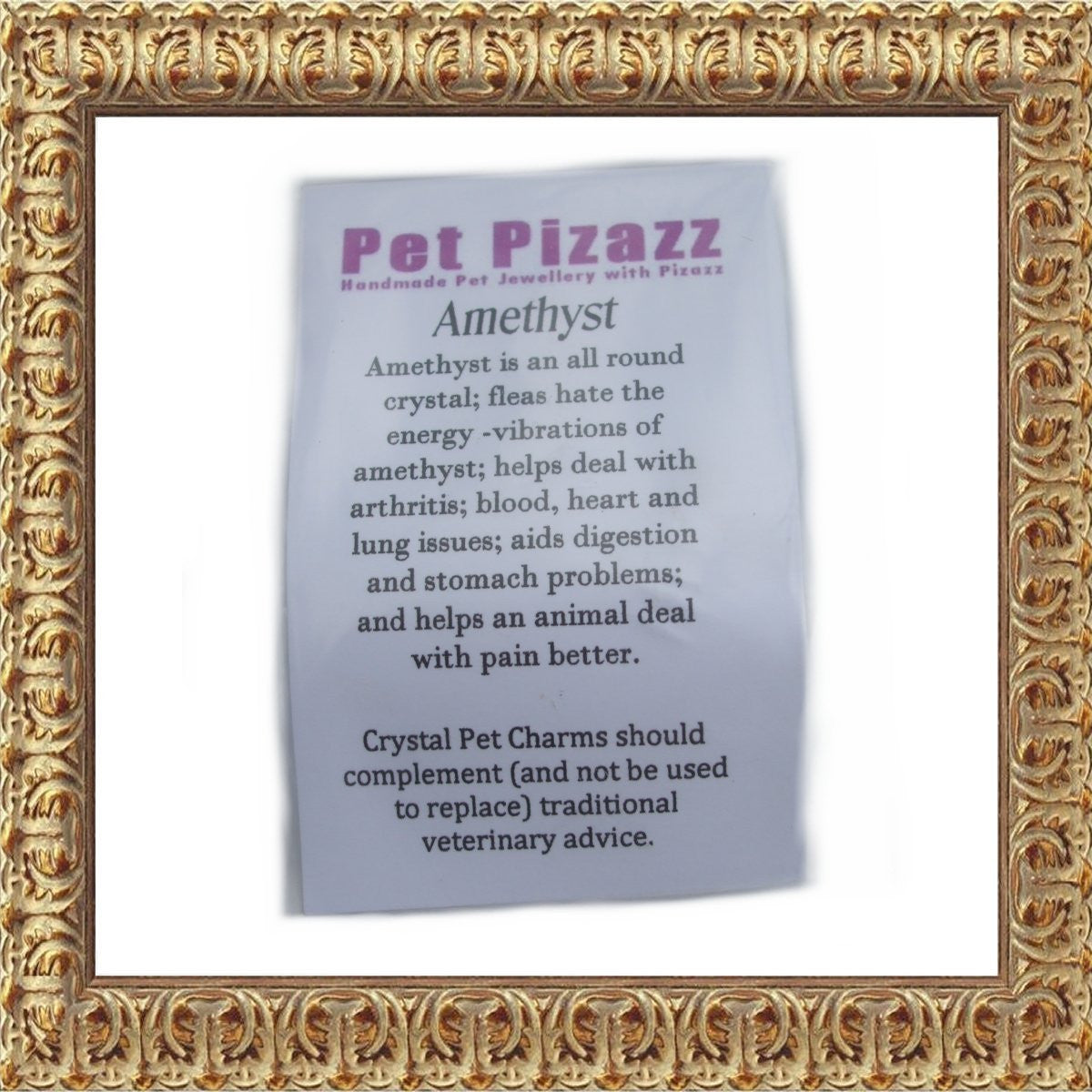 Pet Crystal Gemstone Charms