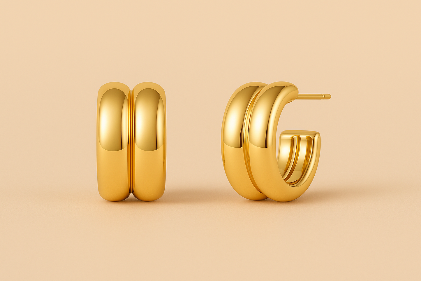 Double Chunky Hoops
