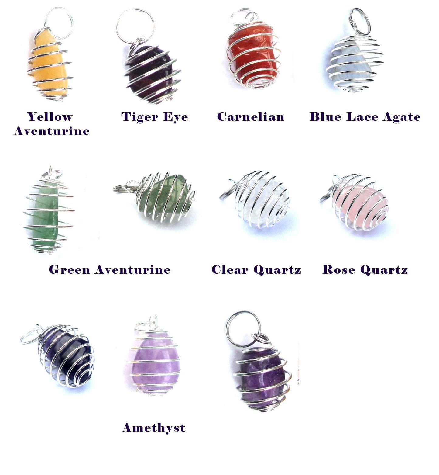 Pet Crystal Gemstone Charms