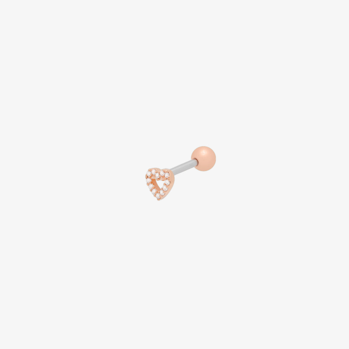 heart cubic piercing