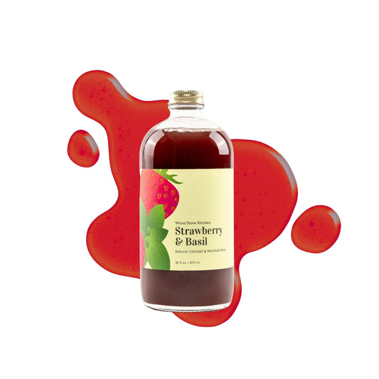Strawberry & Basil Cocktail-Mocktail Mixer, 16 fl oz-0