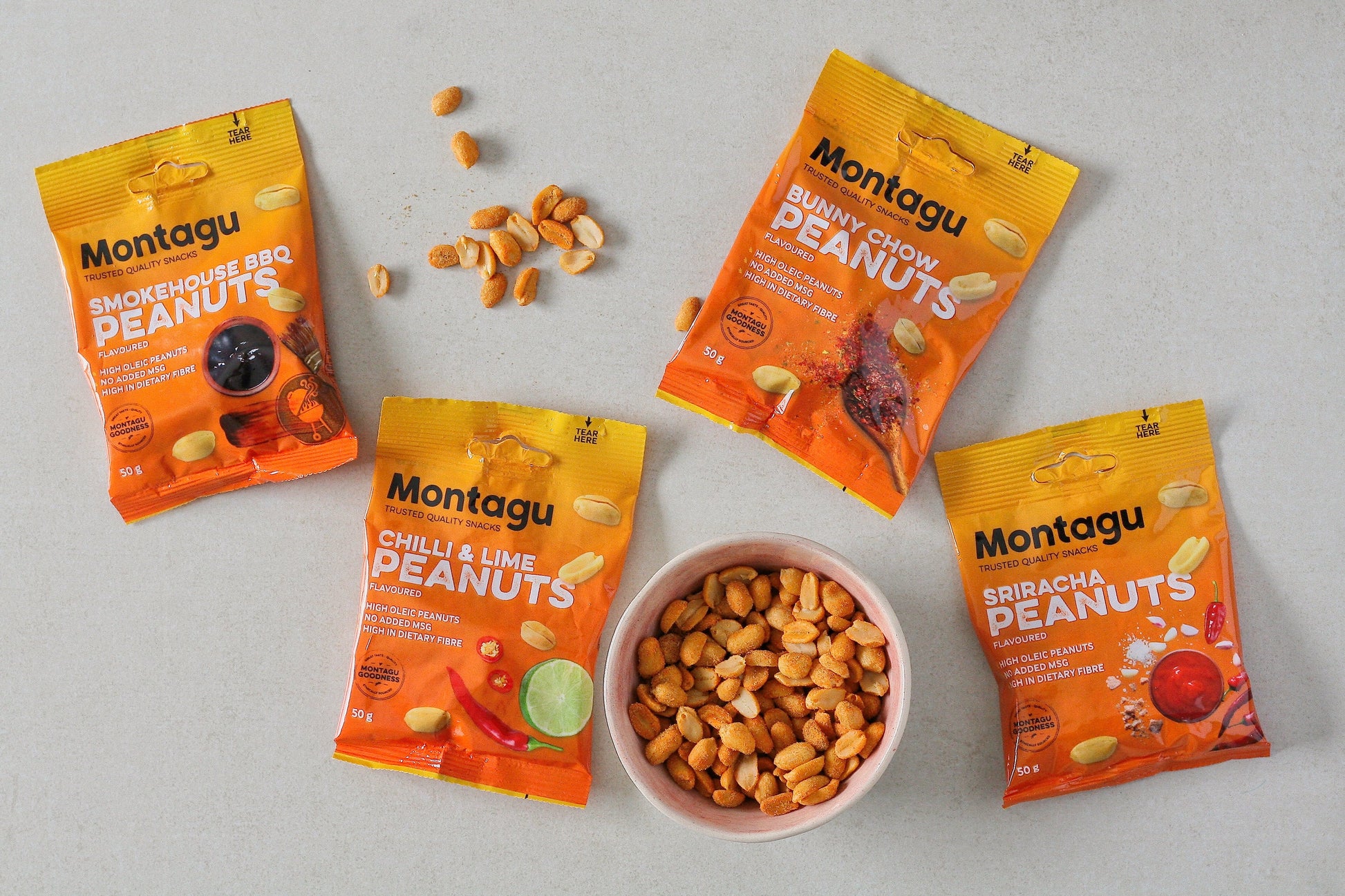 Montagu: Roasted Peanuts Chilli & Lime Flavoured 50g-2